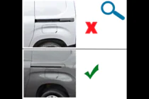 Opel Combo 2019- Edelstahl Zierleisten Schiebetür (2 Stk.) Foto 7