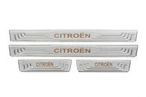 Citroen Universelle Einstiegsleisten Citroen V-2 (4 Stk., Edelstahl) Foto 2