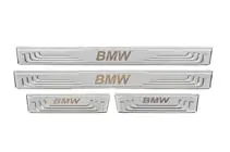 BMW Universelle Einstiegsleisten BMW V-2 (4 Stk., Edelstahl) Foto 2