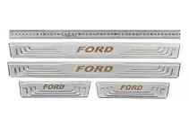 Ford Universelle Einstiegsleisten Ford V-2 (4 Stk., Edelstahl) Foto 1