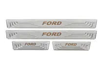 Ford Universelle Einstiegsleisten Ford V-2 (4 Stk., Edelstahl) Foto 2