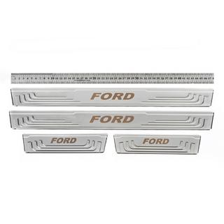 Universelle Einstiegsleisten Ford V-2 (4 Stk., Edelstahl) Foto 1