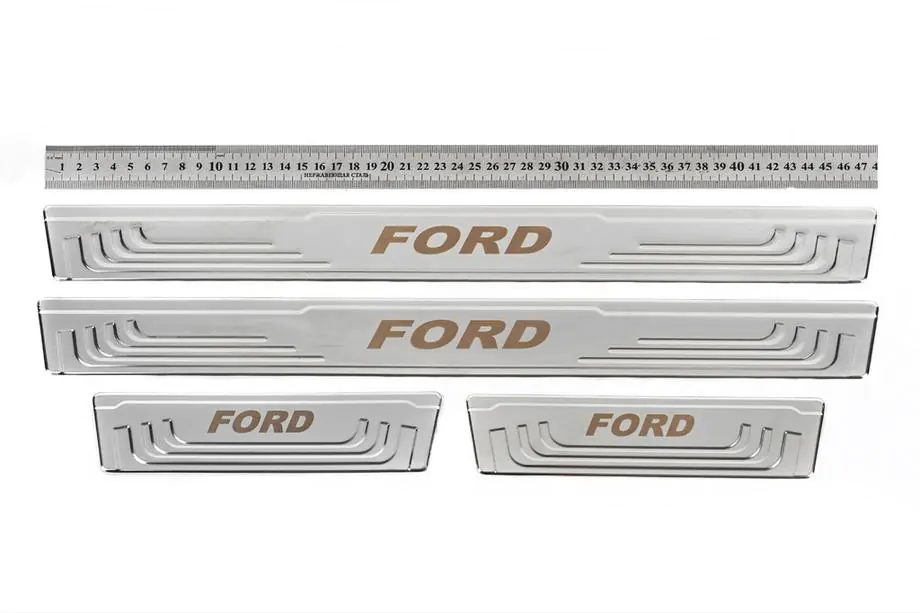 Ford Universelle Einstiegsleisten Ford V-2 (4 Stk., Edelstahl) Image