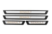 Renault Universelle Einstiegsleisten Renault V-3 (4 Stk., Edelstahl) Foto 2
