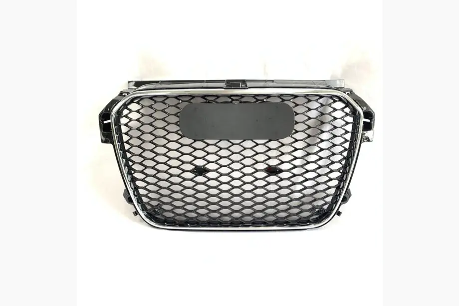 Audi A1 2010-2018 Frontgrill RS-Style V-1 (2010-2014, schwarz mit Chrom) Foto 1