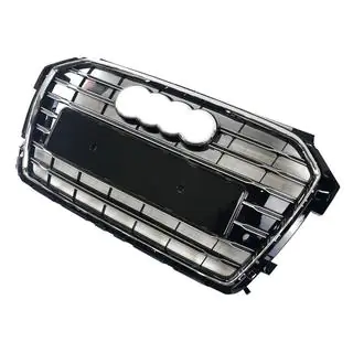 Frontgrill S-Style (2014-2018, schwarz mit Chrom) Foto 3