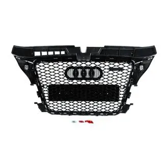Frontgrill RS-Style (2008-2012, schwarz mit Chrom) Audi A3 2003-2012 Foto 4