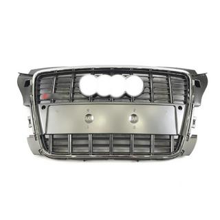 Frontgrill S-Style (2008-2012, grau mit Chrom) Audi A3 2003-2012 Foto 2