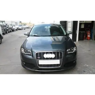 Frontgrill S-Style (2008-2012, grau mit Chrom) Audi A3 2003-2012 Foto 3
