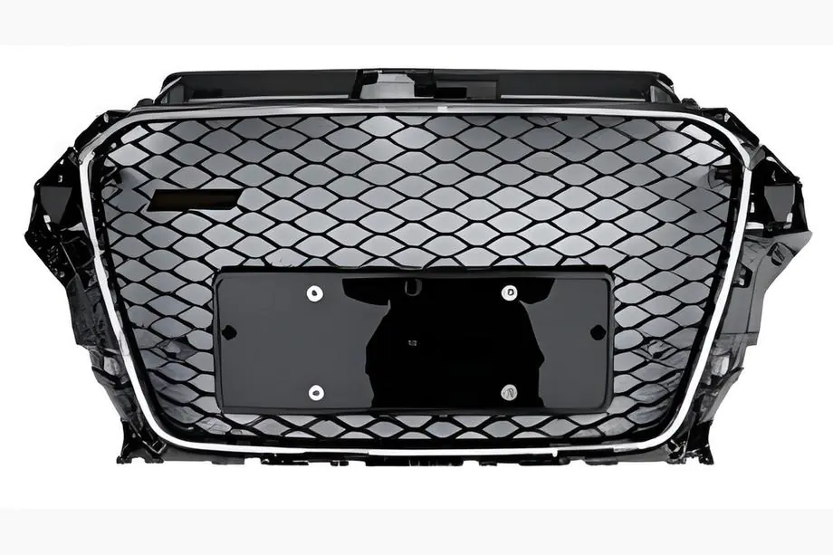 Audi A3 2012-2020 Frontgrill RS-Style (2012-2016, schwarz mit Chrom) Image