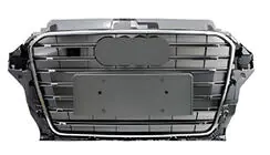 Audi A3 2012-2020 Frontgrill RS-Style (2012-2016, grau mit Chrom) Foto 1