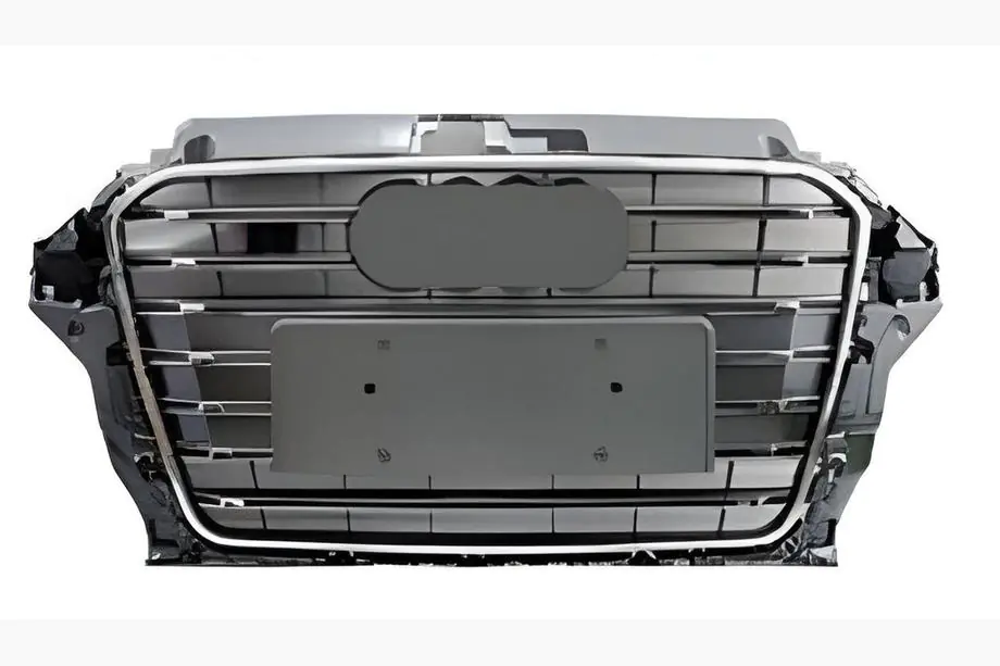 Audi A3 2012-2020 Frontgrill RS-Style (2012-2016, grau mit Chrom) Image