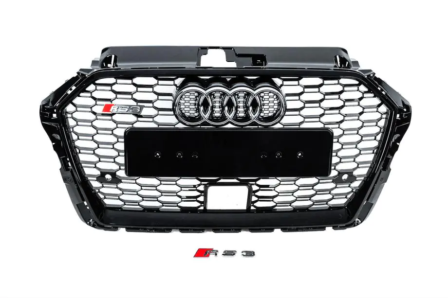 Audi A3 2012-2020 Frontgrill RS-Style (2016-2020, schwarz-grau) Foto 1
