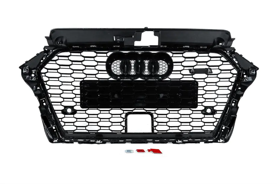Audi A3 2012-2020 Frontgrill RS-Style (2016-2020, schwarz-grau) Foto 4