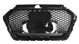 Audi A3 2012-2020 Frontgrill RS-Style mit Quarrto Schriftzug (2016-2020, schwarz) Foto 1