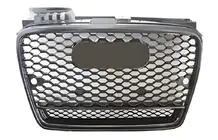 Audi A4 B7 2004-2008 Frontgrill RS-Style V-2 (schwarz mit Chrom) Foto 1