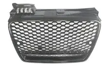 Audi A4 B7 2004-2008 Frontgrill RS-Style V-2 (ohne Logo, schwarz mit Chrom) Foto 1