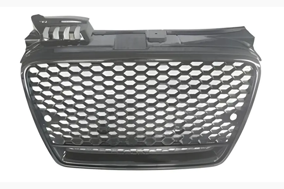 Audi A4 B7 2004-2008 Frontgrill RS-Style V-2 (ohne Logo, schwarz mit Chrom) Image