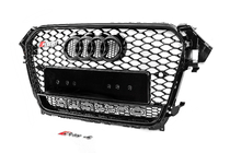 Audi A4 B8 2007-2015 Frontgrill RS-Style schwarz mit Quattro Schriftzug (2012-2015) Foto 3