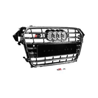 Frontgrill S-Style (2012-2015, schwarz mit Chrom) Foto 3