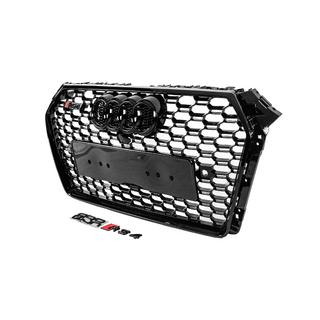 RS-Style Kühlergrill vorne mit Quattro Schriftzug (2015-2019, schwarz) Foto 2