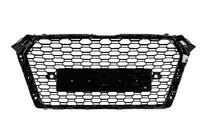 Audi A4 B9 2015-2024 Frontgrill RS-Style Quattro (ohne Logo, 2015-2019, schwarz) Foto 4
