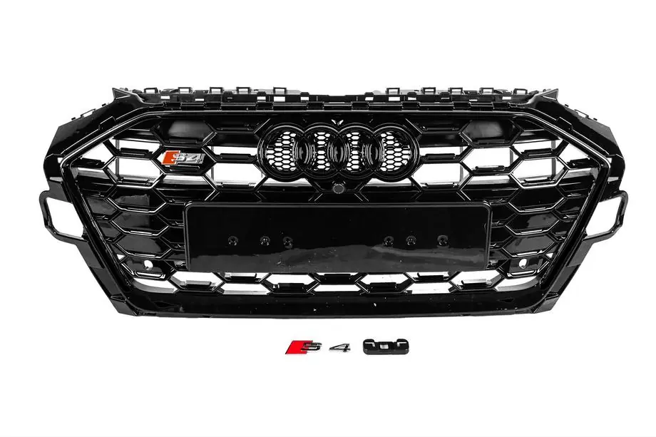 Audi A4 B9 2015-2024 Kühlergrill vorne S-style (2019-2024, schwarz) Image