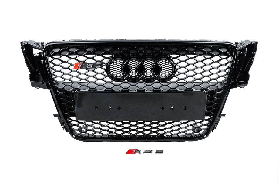 Audi A5 2007-2015 Frontgrill RS-Style (2007-2011, schwarz) Image