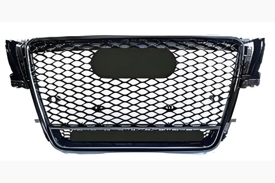 Audi A5 2007-2015 Frontgrill RS-Style mit Quattro Schriftzug (2007-2011, schwarz) Image