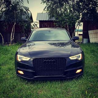 Frontgrill RS-Style (2011-2015, schwarz) Audi A5 2007-2015 Foto 2