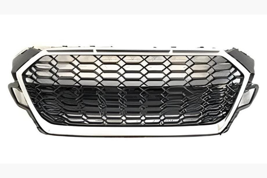 Audi A5 2016-2025 Frontgrill RS-Style (ohne Logo, 2020-2025, schwarz mit Chrom) Foto 1