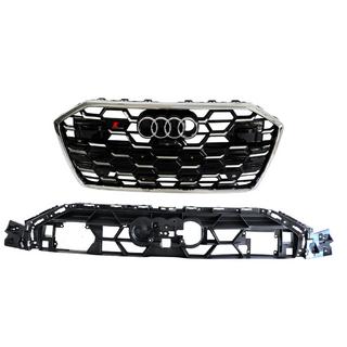 Frontgrill RS-Style (2024-, grau mit Chrom) Audi A6 C8 2018–2025 Foto 1