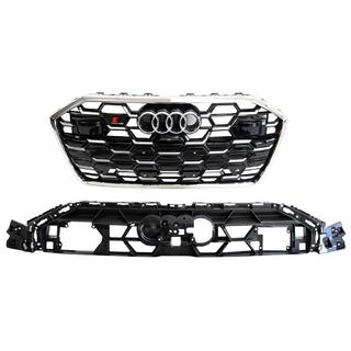 Frontgrill RS-Style (2024-, grau mit Chrom) Audi A6 C8 2018–2025 Foto 4