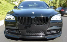 BMW 7 Series F01/F02 2008-2015 Nieren 1 Bar (Schwarz Glanz) Foto 1