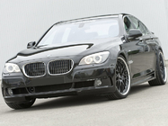 BMW 7 Series F01/F02 2008-2015 Nieren 1 Bar (Schwarz Glanz mit Chromrahmen) Foto 4