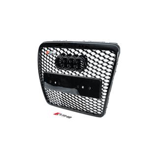 Frontgrill RS-Style (schwarz) Audi A6 C6 2004-2011 Foto 2