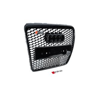 Frontgrill RS-Style (schwarz) Audi A6 C6 2004-2011 Foto 3