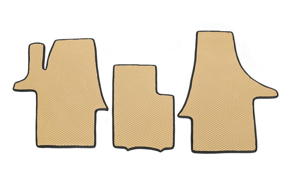 Volkswagen T6 2015-2024 EVA Fußmatten (beige, vorne, für 1+1) Image
