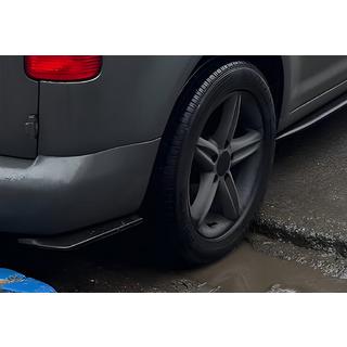 Flap Heckstoßstangenabdeckung DPT (ABS) (2Stk) (Schwarz Glanz) Volkswagen Caddy 2004-2010 Foto 1