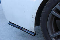 Volkswagen Caddy 2010-2015 Flap Heckstoßstangenabdeckung DPT (ABS) (2Stk) (Schwarz Glanz) Foto 6