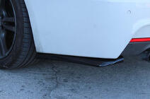 Volkswagen Caddy 2010-2015 Flap Heckstoßstangenabdeckung DPT (ABS) (2Stk) (Schwarz Glanz) Foto 7