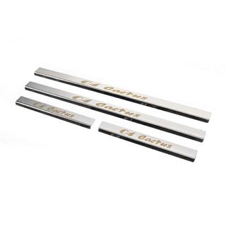 Einstiegsleisten Carmos (4 Stk, Edelstahl) Citroen Cactus 2014-2020 Foto 2