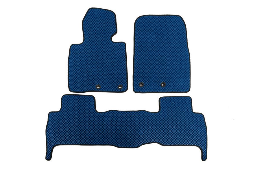 Lexus LX570/450d 2008-2022 EVA Fußmatten V-2 (2012-2021, Blau) Image