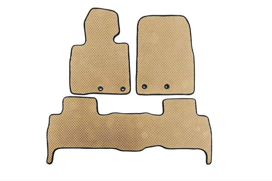 Toyota Land Cruiser 200 2007-2021 EVA Fußmatten V-2 (2012-2021, Beige) Image