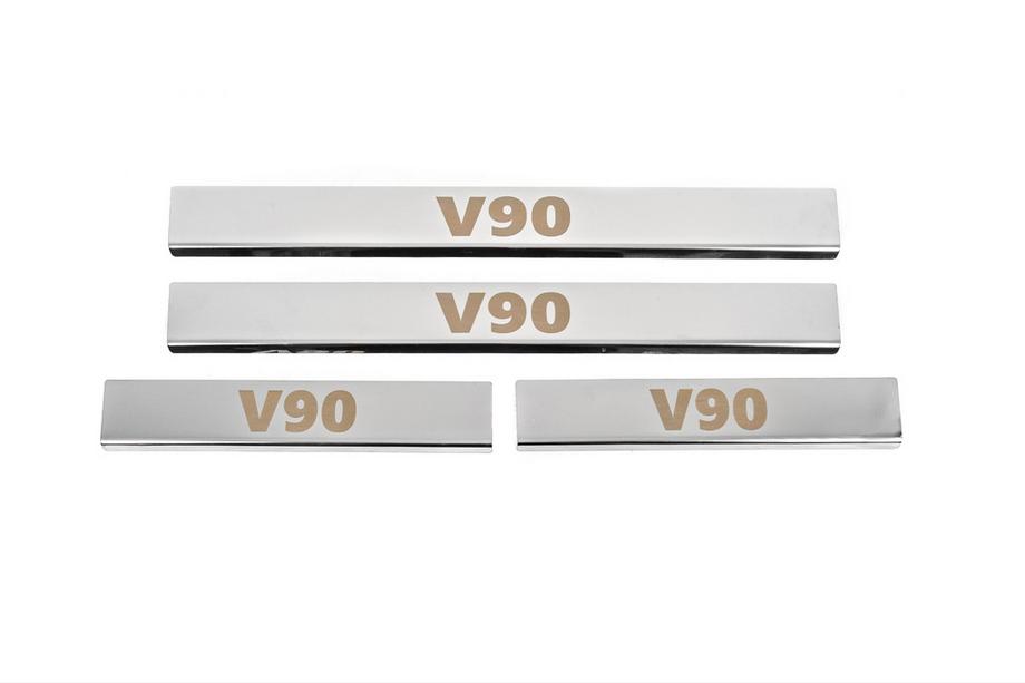 Volvo S90/V90 2016- Einstiegsleisten Carmos (4 Stk, Edelstahl) Foto 1