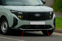 Ford Courier 2023- Abdeckung für vordere Stoßstange (1 Stk, Edelstahl) Foto 3
