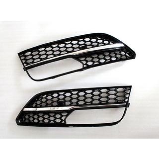 Nebelscheinwerfergitter RS-Style V-2 (2012-2016, 2 Stk, Schwarz) Audi A3 2012-2020 Foto 1