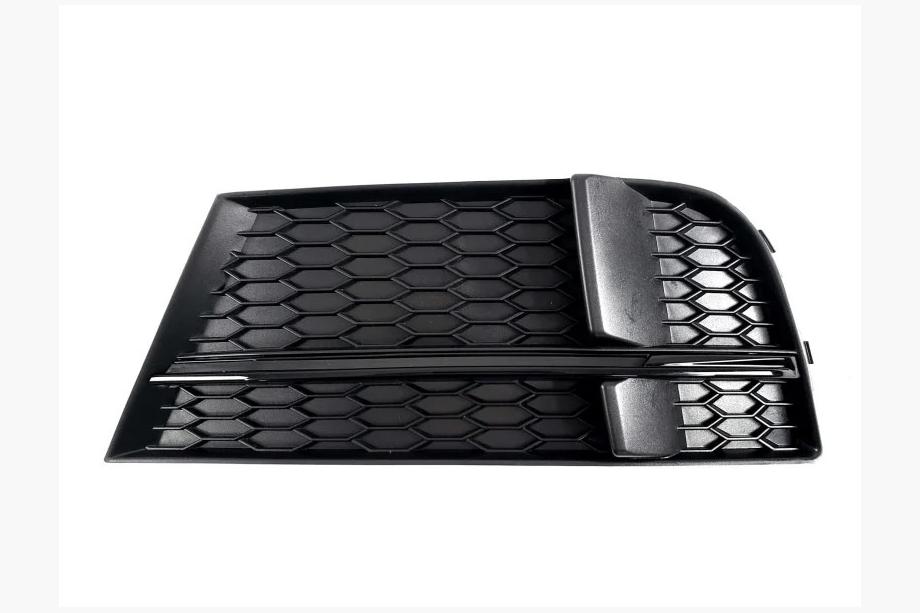 Audi A3 2012-2020 Nebelscheinwerfergitter S-Style V-1 (2016-2020, 2 Stk, Schwarz) Foto 2