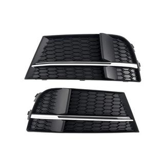 Nebelscheinwerfergitter S-Style V-2 (2016-2020, 2 Stk, Schwarz) Audi A3 2012-2020 Foto 1