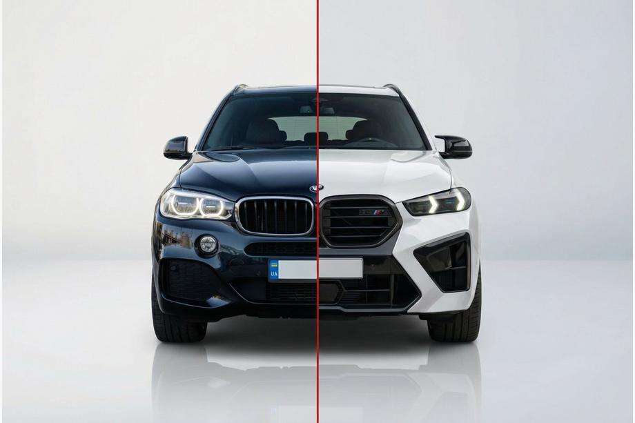BMW X5 F15 2013-2018 Facelift-Umrüstkit auf X5M F95 2024 (mit Austausch der Heckklappe) Image